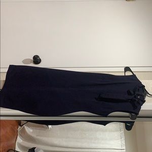 Navy blue curvy dress